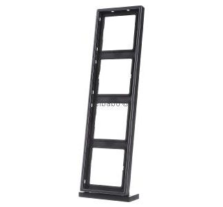 Рамка 4х антрацитовая горизонтальная/вертикальная - Рамка 4-сложенная антрацитовая AL 2984 AN