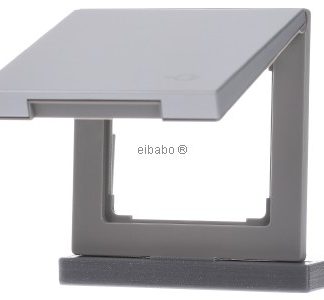 Откидная крышка с защитным кожухом 50x50 мм - алюминиевая рама с одним рычагом AL 2990 KL SOC