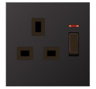 Розетка с выключателем и переключателем управления - Розетка (AL 3171 KO D)
