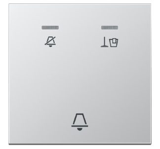 Тумблерный переключатель для наружного блока Не беспокоить + звонок AL CU KO5 M