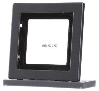 Рамка 1x антрацит горизонтальная/вертикальная - Рамка 1-кратная антрацитовая ALD 2981 AN