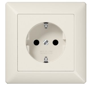 Розетка SCHUKO 16 А 250 В, белая - Розетка (AS 1521)