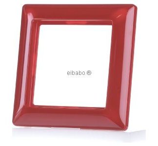 Рамка 1x красная горизонтальная/вертикальная - Рамка 1x красная AS 581 GL RT