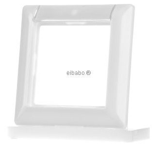 Рамка 1x альпийский белый с полем для письма - Рамка 1x белый AS 581 NA WW