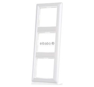Рамка 3х альпийский белый горизонтальный/вертикальный - Рамка 3-складная белая AS 583 BF WW