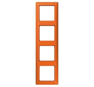 Четырехсекционная оранжевая рамка, горизонтальная/вертикальная - Четырехсекционная оранжевая рамка AS 584 BF O