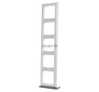 5 белых рамок (горизонтальная/вертикальная) - 5 кремово-белых рамок AS 585