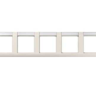 5-секционная рама горизонтально - 5-секционная рама кремово-белого цвета AS 5850 NA