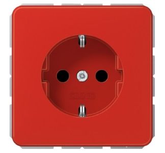Розетка Schuko - Красный защитный контакт CD1520BFRT