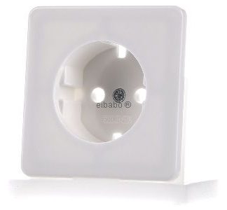 Центральная пластина для розетки Schuko - Белая крышка для настенной розетки CD1520PLWW