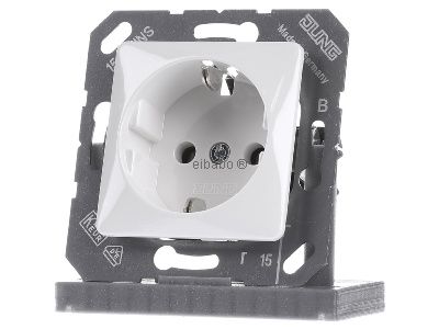 Розетка Schuko 16A 250V 50x50 мм с откидной крышкой - Электрическая розетка CD 5120 BF WW