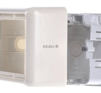 Корпус AP: 1x белая литая рамка - корпус для поверхностного монтажа 1x CD 581 A W