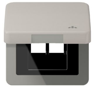 Откидная крышка LAN с центральной пластиной - Однокадровый платиновый CD590KLLANPT