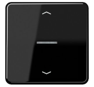 Кнопка-качель для кнопки KO, стрелки - Накладка для жалюзи, черная CD 101 KO5P SW