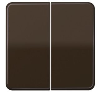 Переключатель-качелька для последовательного подключения кнопок - Защитная накладка для переключателя/кнопки коричневого цвета CD...