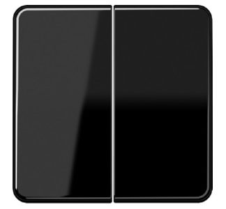 Переключатель-качелька для кнопок последовательного действия - Защитная накладка для переключателя/кнопки, черная, CD 1...