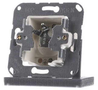 Ключевой переключатель 1-полюсный - 1-полюсная кнопка рольставни CD 134.18 WU