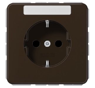 Розетка Schuko 16A 250V с защитным полем - электрическая розетка CD 1520 BFNA BR