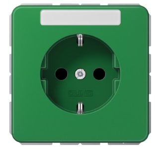 Розетка Schuko 16A 250V с защитным полем - электрическая розетка CD 1520 BFNA GN
