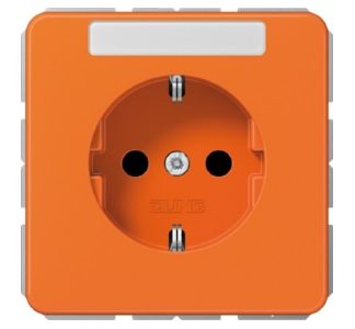 Розетка Schuko 16A 250V с защитным полем - электрическая розетка CD 1520 BFNA O