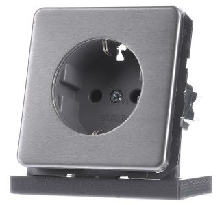 Розетка Schuko Platinum - электрическая розетка CD 1520 KI PT