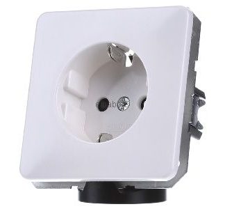 Розетка Schuko альпийского цвета - электрическая розетка CD 1520 KI WW