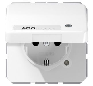 Розетка Schuko 16A 250V с откидной крышкой - Электрическая розетка CD 1520 NAKLKO WW