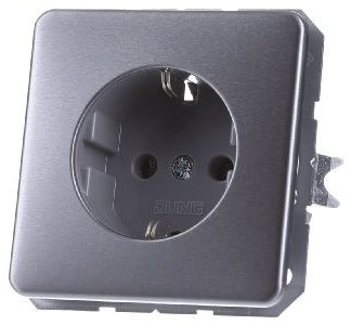 Розетка Schuko Platinum - электрическая розетка CD 1520 PT