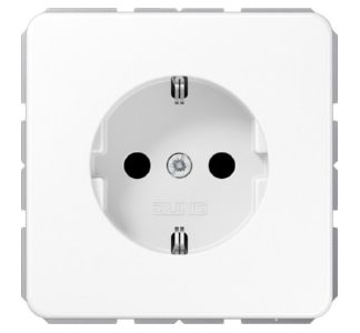 Розетка SCHUKO 16 А 250 В, альпийский белый - Розетка (CD 1521 BF WW)