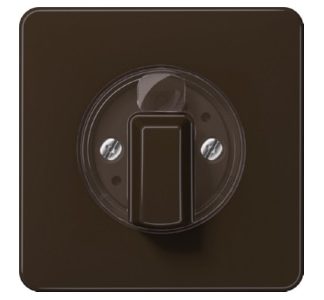 Крышка поворотного выключателя - коричневая крышка для жалюзи CD 1541 BR