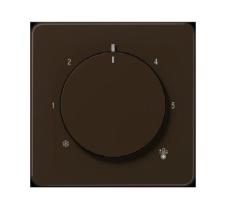 Крышка регулятора комнатной температуры - Коричневая крышка термостата CD 1749 BF BR