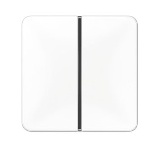 Комплект кнопок белого цвета в альпийском стиле (одна деталь) - Белая накладка на переключатель CD 401 TSA WW