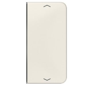 Белая двойная кнопка с символом вверх/вниз - Декоративная накладка для переключателя кремово-белого цвета CD 402 TSAP