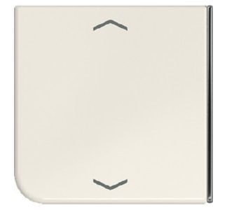 Белая 4-позиционная кнопка с символами «вверх/вниз» — декоративная накладка для переключателя, кремово-белого цвета...