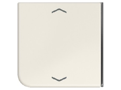 Белая 4-позиционная кнопка с символами «вверх/вниз» — декоративная накладка для переключателя, кремово-белого цвета...