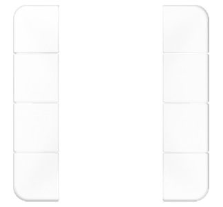 Комплект ключей, полный набор из 4 штук - белая крышка переключателя CD 504 TSAWW