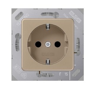 Розетка Schuko 16A 250V 50x50 мм с откидной крышкой - электрическая розетка CD 5120 BF BB