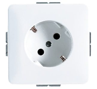 Розетка SCHUKO AWS 16A 250V 45 градусов - Вилка-розетка CD 520-45 WW