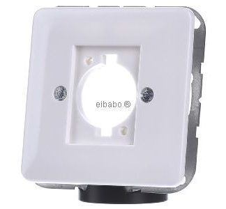 Белая альпийская крышка для разъема XLR - пластина XLR CD 568 WW