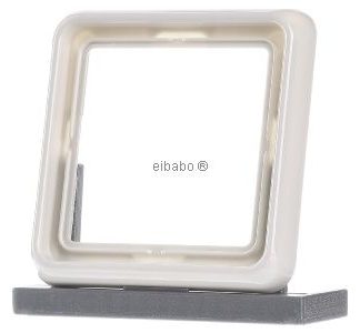 Рамка 1x белая горизонтальная/вертикальная - Рамка 1x кремово-белая CD 581 WU W