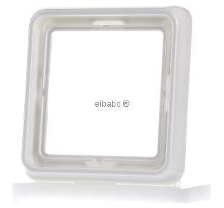 Рамка 1x альпийский белый горизонтальный/вертикальный - Рамка 1-складная белая CD 581 WU WW