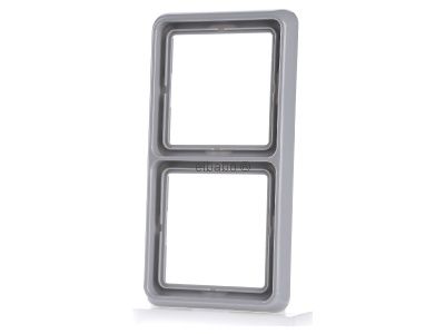 Рамка 2x серая горизонтальная/вертикальная - Рамка 2x серая CD 582 GR