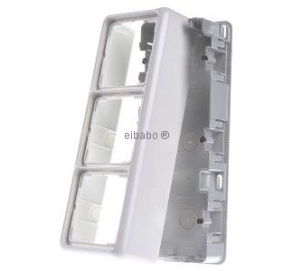 AP тройная альпийская белая литая рама-колпачок - Корпус для поверхностного монтажа, трехсекционный белый CD 583 A WW