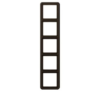 Рамка 5x коричневая горизонтальная/вертикальная - Пятикратная рамка коричневая CD 585 WU BR