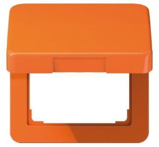 Оранжевая откидная крышка с возвратной пружиной - Одиночная оранжевая рамка CD 590 BFKL O