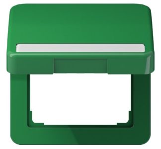 Крышка на петлях GN с возвратной пружиной - Однорамная зеленая CD 590 BFNAKL GN