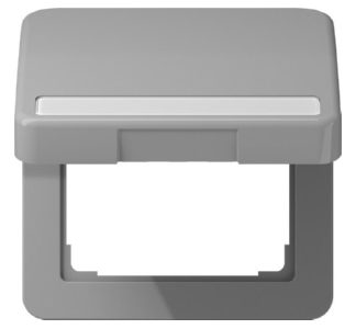 Откидная крышка с возвратной пружиной - Однорамная, серая CD 590 BFNAKL GR