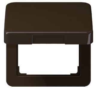 Коричневая откидная крышка 50x50 мм - Одноцветная коричневая рамка CD 590 KL BR