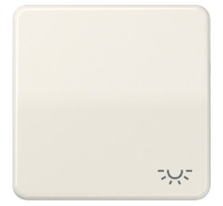 Белый символ кнопки LIGHT - Крышка для переключателя/кнопки CD 590 L