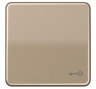 Символ кнопки переключателя двери золотисто-коричневого цвета - Накладка на переключатель/кнопку CD 590 T GB